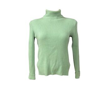 Y2K green gap turtleneck sweater size medium